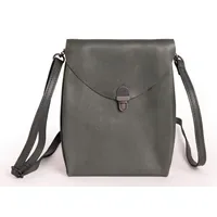 Harold's Fold Umhängetasche Leder Green