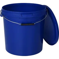 Benbow Eimer mit Deckel 20L x1 Blau - lebensmittelecht,