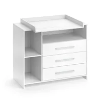 Vicco Wickelkommode Oskar Baby Wickelregal Kommode Wickeltisch Weiß