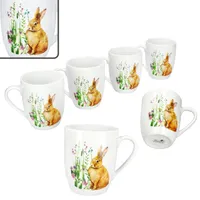 Mambocat Kaffeetasse 0,28 l Mehrfarbig 6 St.