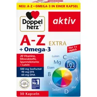 Doppelherz A-Z Extra + Omega-3 Kapseln für Ihr Wohlbefinden