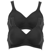 Anita BH ohne Bügel Twin in Schwarz schwarz |
