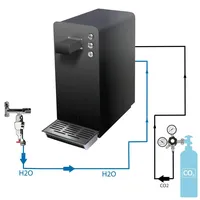 Bietal® Tafelwasserzapfanlage Sprudelwassergerät BieTal® BT-15 Komplett SET schwarz