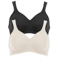 Anita BH ohne Bügel Twin in champagner schwarz |