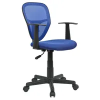 CARO-Möbel Kinderdrehstuhl Studio - Ergonomischer Schreibtischstuhl mit Armlehnen, Blau