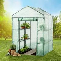 Greenyard Tomatengewächshaus Alu Grün HKP 4 mm 2,04 m2