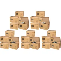 Buri 25x Archivkarton Aktenkarton Aktenordner mit Klappdeckel und Boden