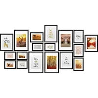 Bomoe Bilderrahmen schwarz 24x30 cm 18er Set