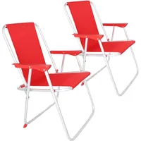 Wellhome Well Home - Set mit 2 Klappstühlen, Metall,
