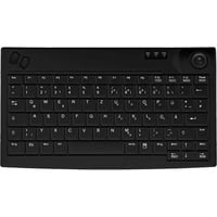 Active Key kompakte Tastatur mit Trackball, schwarz,