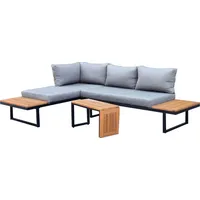 Primaster Gartenmöbel-Set Vulcano Holz/Aluminium