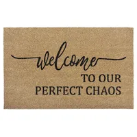 HANSE HOME 105702-45X70 Teppich Drinnen Bodenmatte Rechteck Kokosnuss-Faser Schwarz,