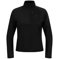Odlo Damen Ascent 1/2 Zip Longsleeve (Größe XS, schwarz)