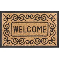 HANSE HOME "Mix Mats Gummi-Kokos Welcome Floral Border, Türmatte",