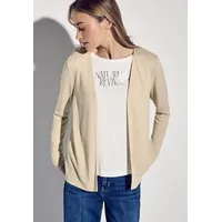 STREET ONE Damen A322908 Strick-Look Jacke, Cotton beige, 40