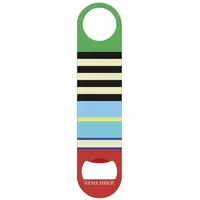 REMEMBER Flaschenöffner "Rio" - Edelstahl - 18 × 4