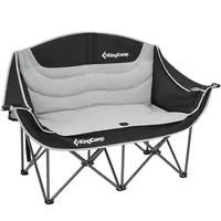 KingCamp Campingstuhl Sofa Duo Deluxe Doppel Lounge 2 Personen