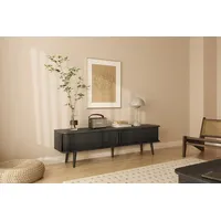 WoodMan TV-Board WOODMAN "Rove", schwarz, B:178cm H:50cm T:40cm, FSC-zertifizierter