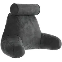 Eloneo Rückenkissen mit Armlehnen & Nackenrolle für Bett Sofa