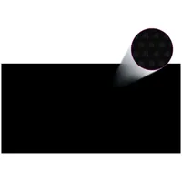 VidaXL Poolabdeckung Schwarz 400×200 cm PE