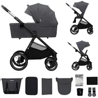 Kinderkraft Kombi-Kinderwagen NEA 2 Deep Grey