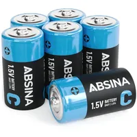 Absina Baby C Batterien - 6 Batterien