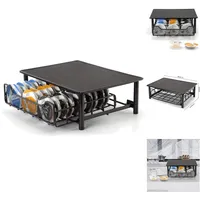 SYSYLY Aufbewahrungsschublade für Tassimo Kapseln,Kaffee Kapselhalter Schublade,Organizer zur Aufbewahrung