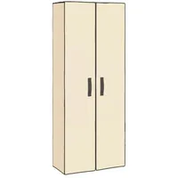 VidaXL Schuhschrank Creme 60x30x166 cm Stoff