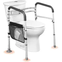 Vevor Sicherheitsgeländer Toilettenbügel Aufstehhilfe Verstellbar 62-77cm