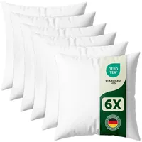 Blumtal Kissenfüllung 30x30 cm 6er - Oeko-TEX zertifizierte Füllung