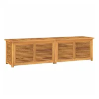 VidaXL Gartenbox mit Beutel 200x50x55 cm Massivholz Teak