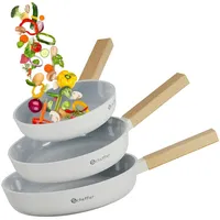 Scheffler 3-teilige Bratpfannen Set mit Keramik-Antihaftbeschichtung