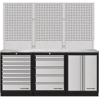 Kraftwerk Mobilo 3er Kombi Lochwand Edelstahl