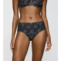 Triumph Maxislip mehrfarbige Stickerei grau 36