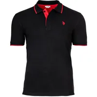 U.S. Polo Assn. Herren Bequem sitzend SCHWARZ|SCHWARZ S