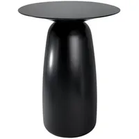 Möbel Kraft Beistelltisch Schwarz Buche 32 x 44 cm