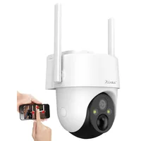 7links 4G / LTE-Pan-Tilt-Überwachungskamera, 2K-Auflösung, Akku, App, außen