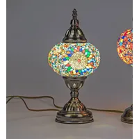 Formano Nachttischlampe Mosaik bunt