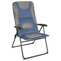 HOMECALL Gartenstuhl Hochlehner Campingstuhl Klappstühle 5-Fach Verstellbar, 3D-Mesh, bis
