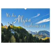 Calvendo Wo das Allgäu am schönsten ist (Wandkalender 2026