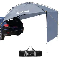 KingCamp Heckzelt Compass plus Windschutz VW Bus Vor Zelt