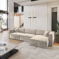 Masseno Ecksofa TOLMO M mit Schlaffunktion L-Form, Sofa mit