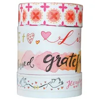 Katholisches Bibelwerk Washi Tapes Design Rot 4 Rollen