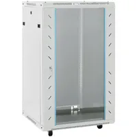 VidaXL 18U Netzwerkschrank auf Rollen 19" IP20 60x60x100 cm"