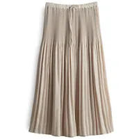 Opus Damen Midirock mit gelegten Falten Modell RIBANE French