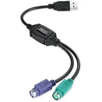 Perixx PERIPRO-401 PS2 auf USB Adapter – für Tastatur