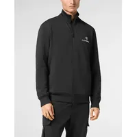 Plein Sport Herren, Sweatshirt Sweatjacke, schwarz XXL