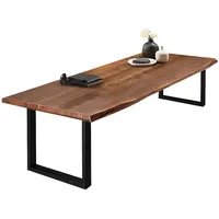 Sam möbel gmbh SAM® Esstisch Baumkante massiv Akazie nussbaumfarben