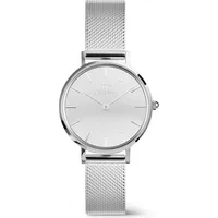Daniel Wellington Petite Reflection Silber 28 mm DW00100796