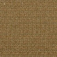 VidaXL Sonnensegel 160 g/m2 Taupe 2,5x2,5x3,5 m HDPE
